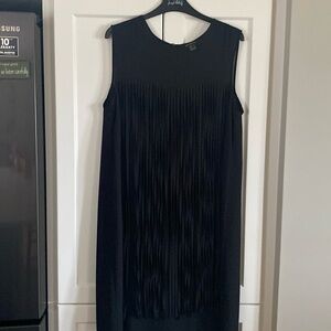 Black fringed dress
